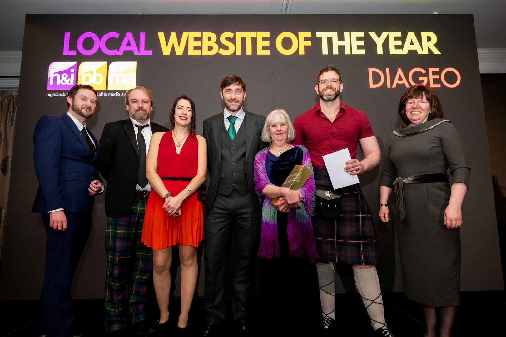 The Inverness Courier won several awards, including the one for local website of the year - a title they have now picked up for two years running. Picture: Paul Campbell Photography & Film.