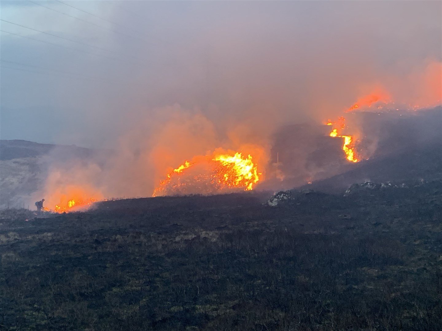 Fire experts are desperate to avoid any more scenes like this on Highland moors