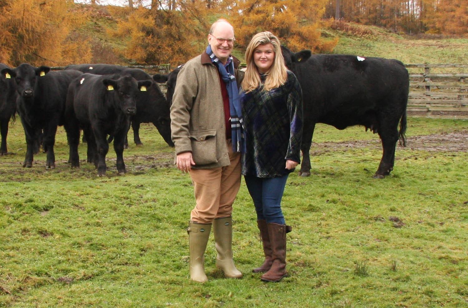 Eric and Hannah Heerema have invested millions on the estate, including a prize herd of pedigree cattle.