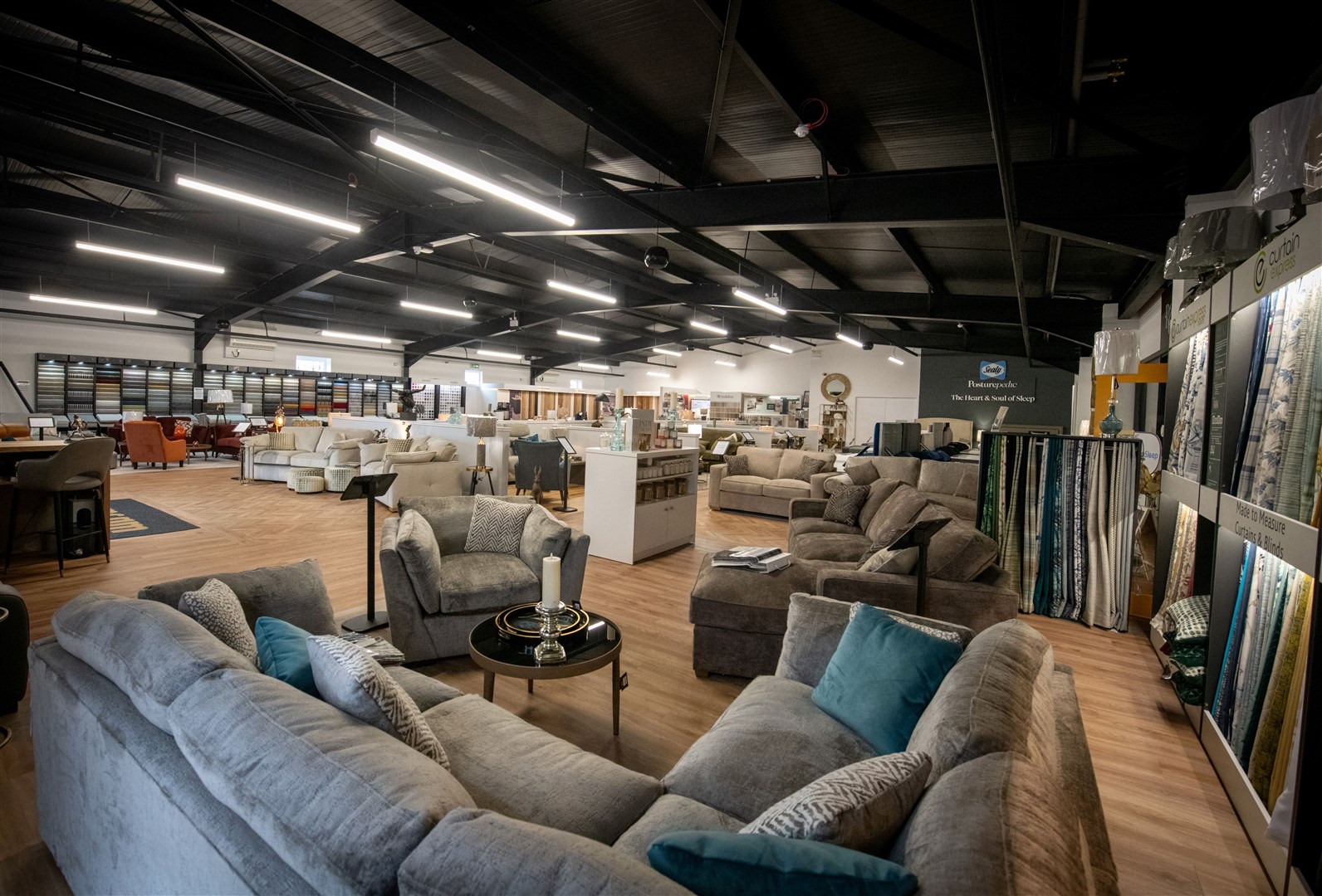 Toncam Flooring and Interiors new showroom can be found on Ruthven Road just beyond Kingussie's railway station.