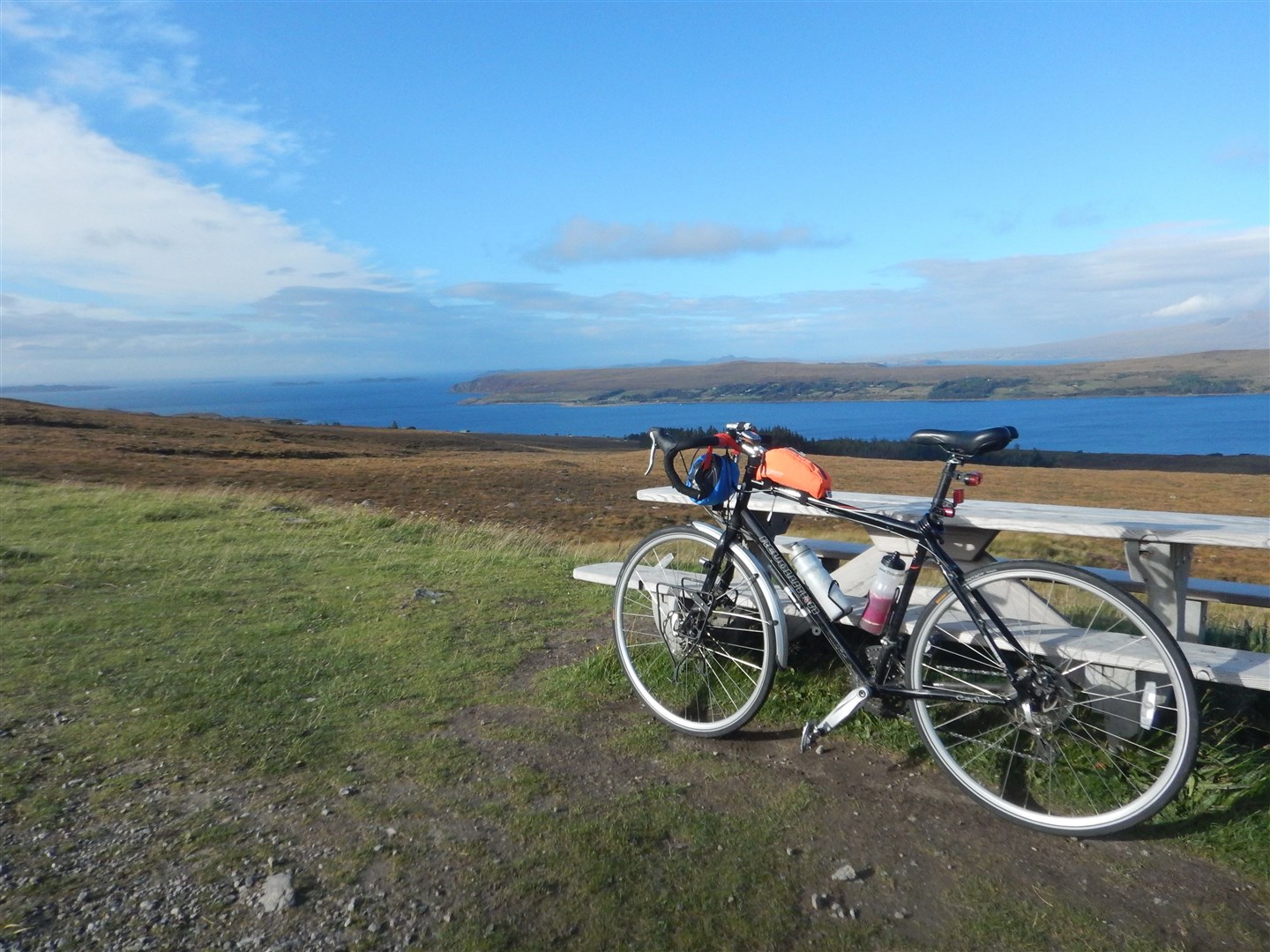 West coast views during the NC500 cycle.