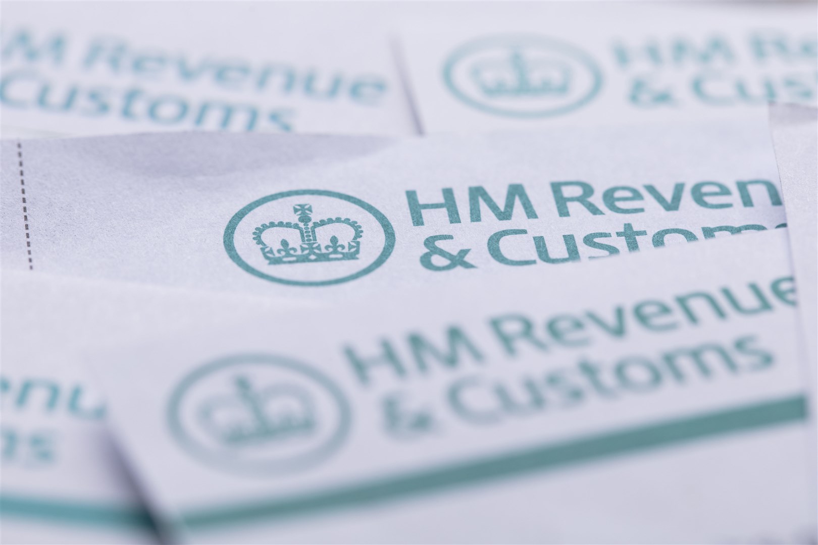 HMRC, Her Majesty's Revenue and Customs tax return paperwork.