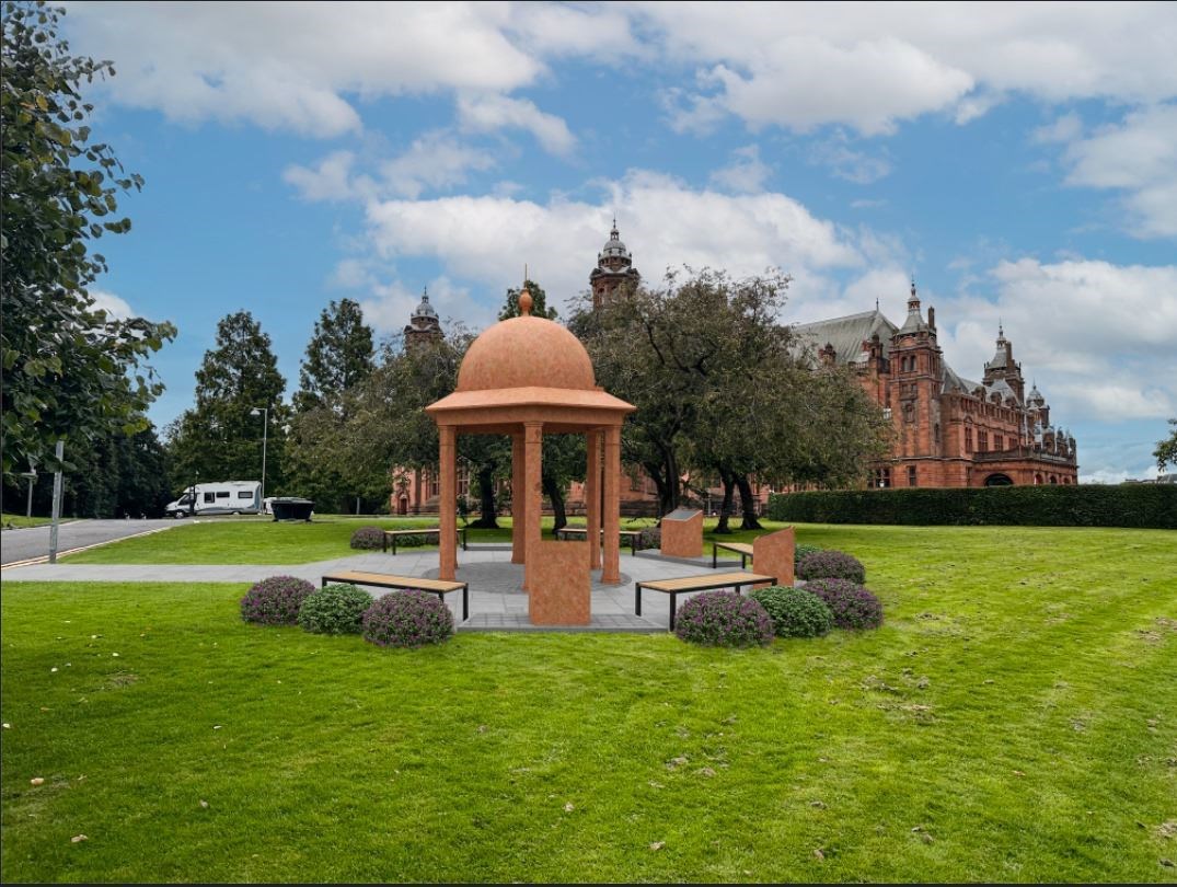 An image of the proposed memorial by Glasgow’s Kelvingrove Art Gallery and Museum. Picture: Colourful Heritage.