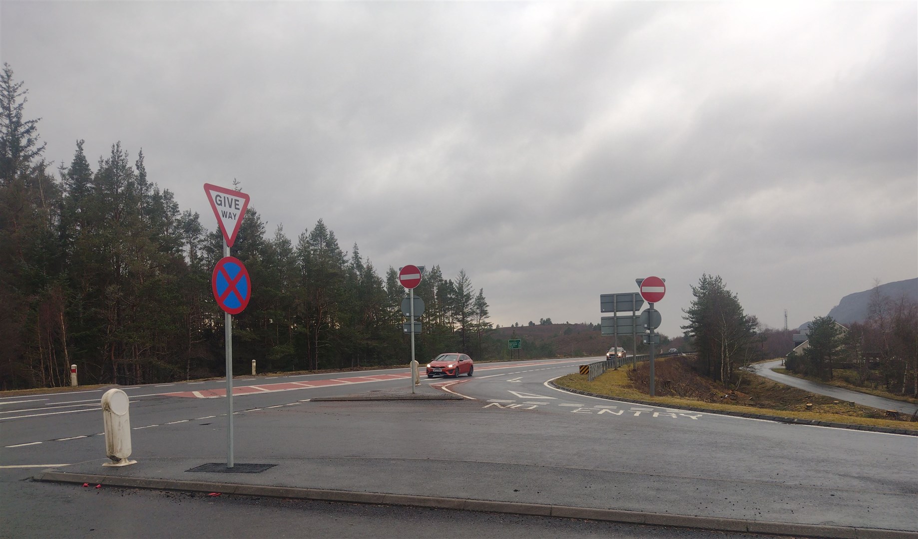 Crossing the infamous junction at Ralia is somewhat less hazardous follow BEAR Scotland's removal of many trees on the dangerous bend.