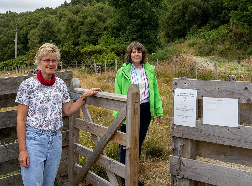 SSE suport was used to develop a new four mile circular path at Rogart.