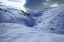 The Chalamain Gap where an avalanche claimed three lives several year ago