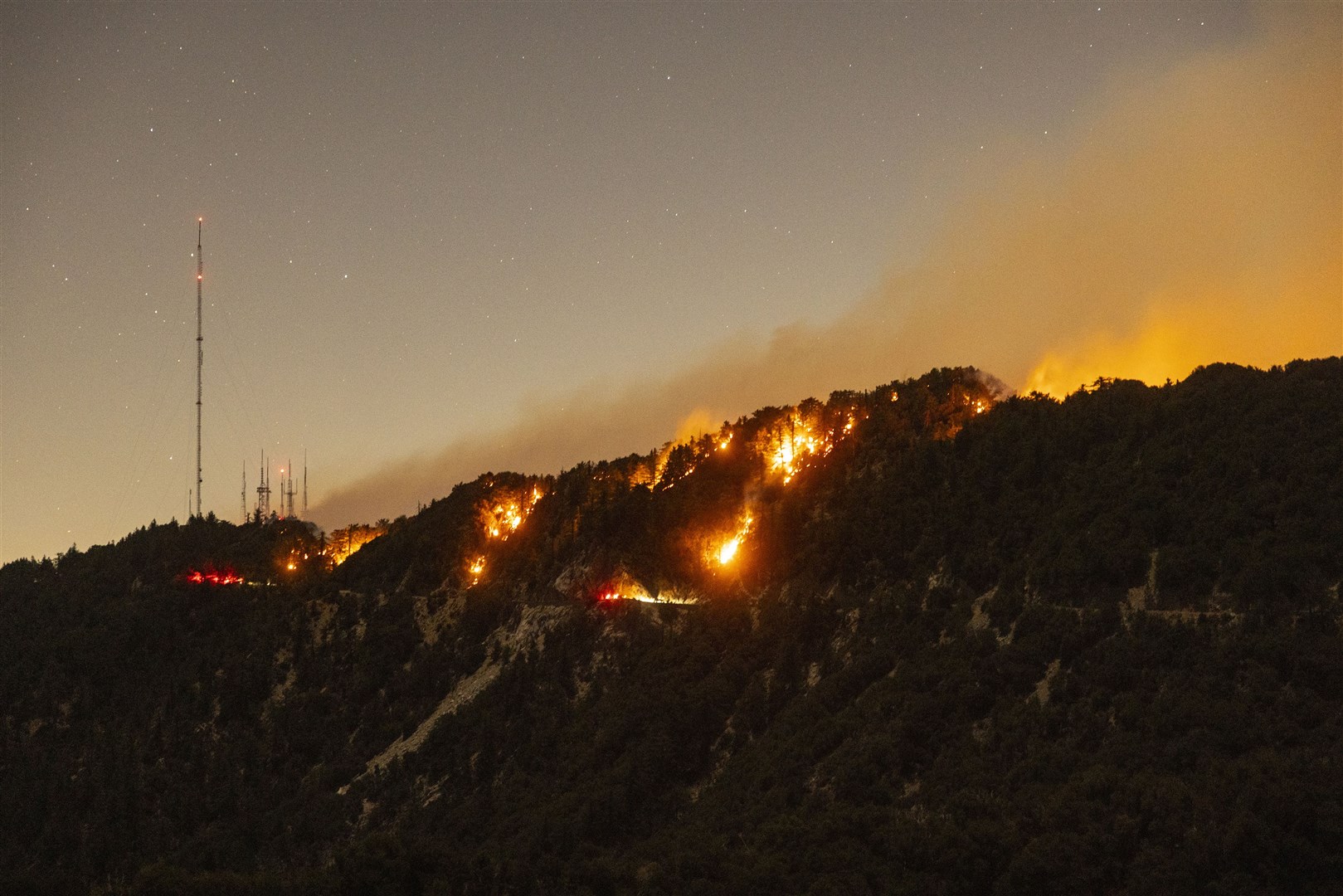 The fires have devastated parts of Los Angeles (AP)