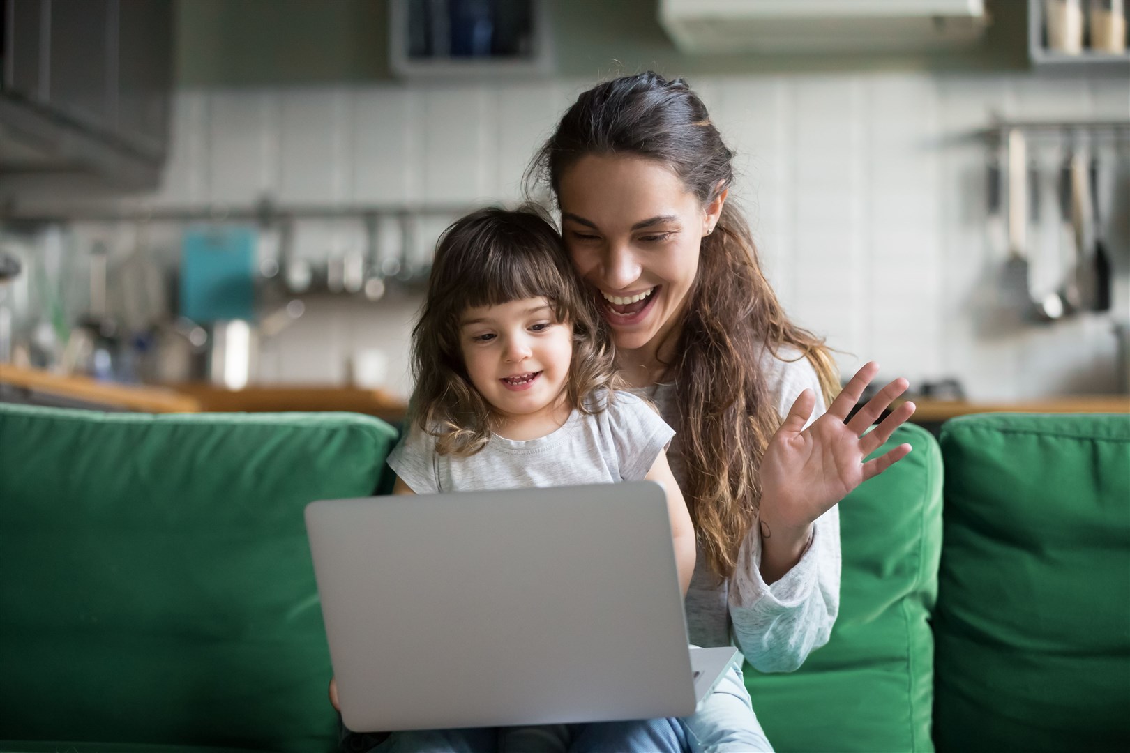 Schedule in time for grandparents to chat to the family. Invite them to dinner via video call or ask them to read a story over the phone.