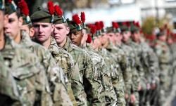 Troops marched to say thank you to families and supporters at home