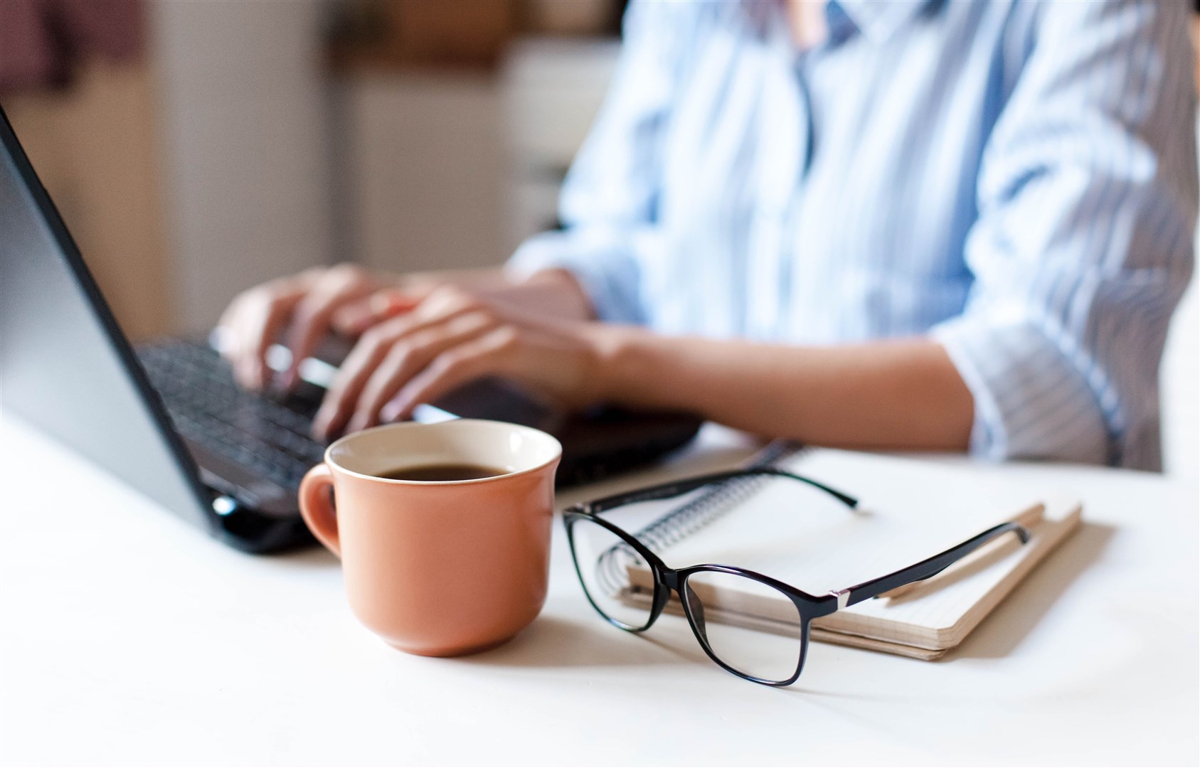 Journalists have the flexibility to work from home.
