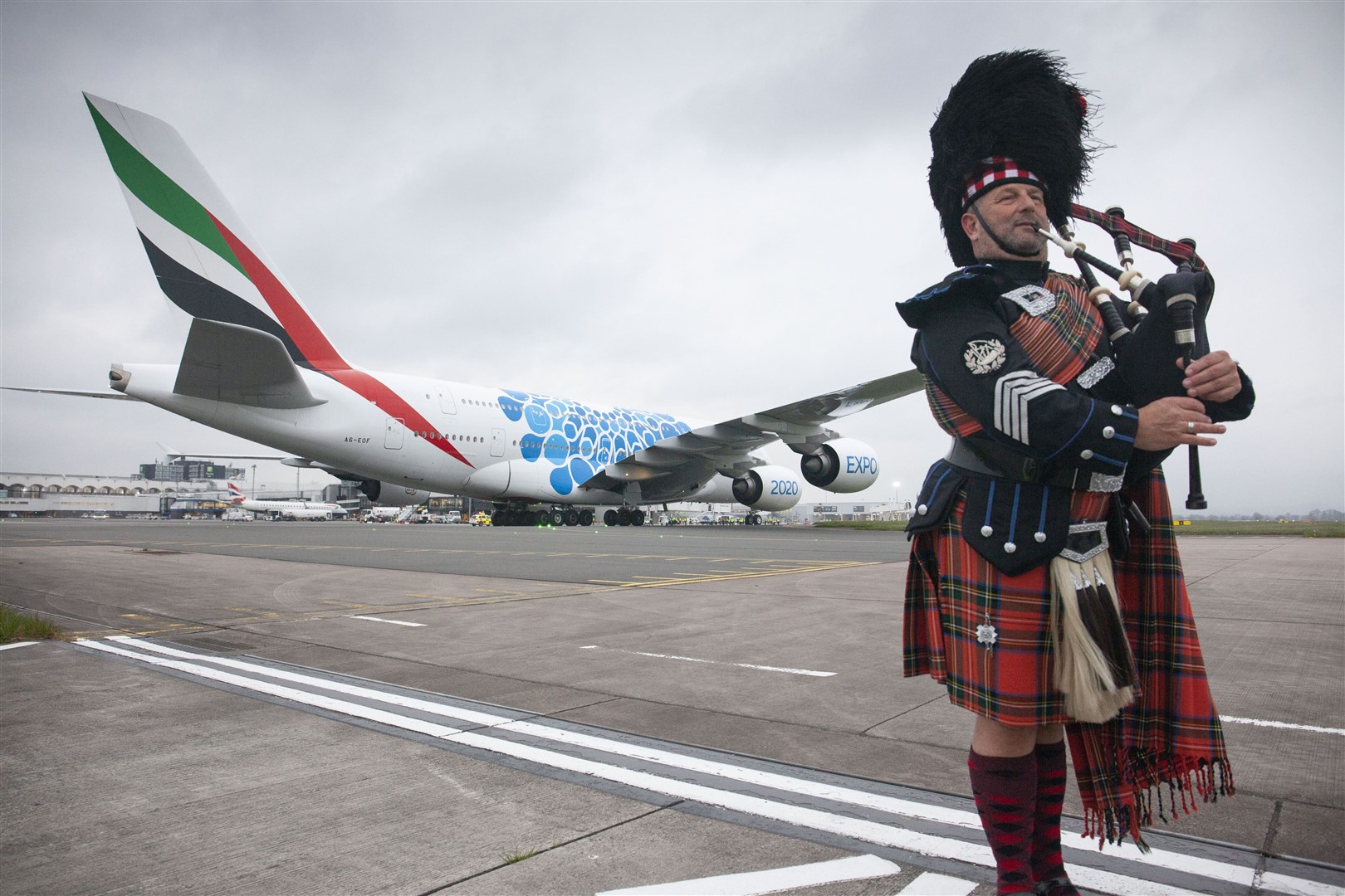 Emirates has not operated an A380 at Glasgow Airport for three-and-a-half years (Mark Runnacles/PA)