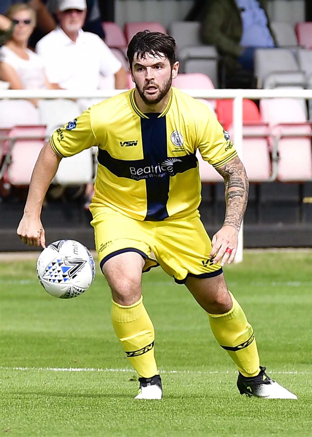 Sam Mackay playing for Wick Academy against Formartine United in 2018. Picture: Mel Roger