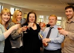 Highland News winning team