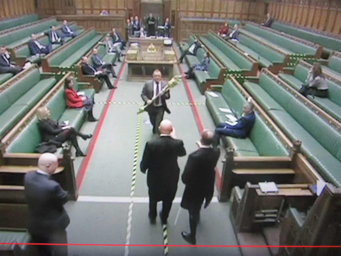 The strath's MP is blocked trying to remove the Mace from the House of Commons