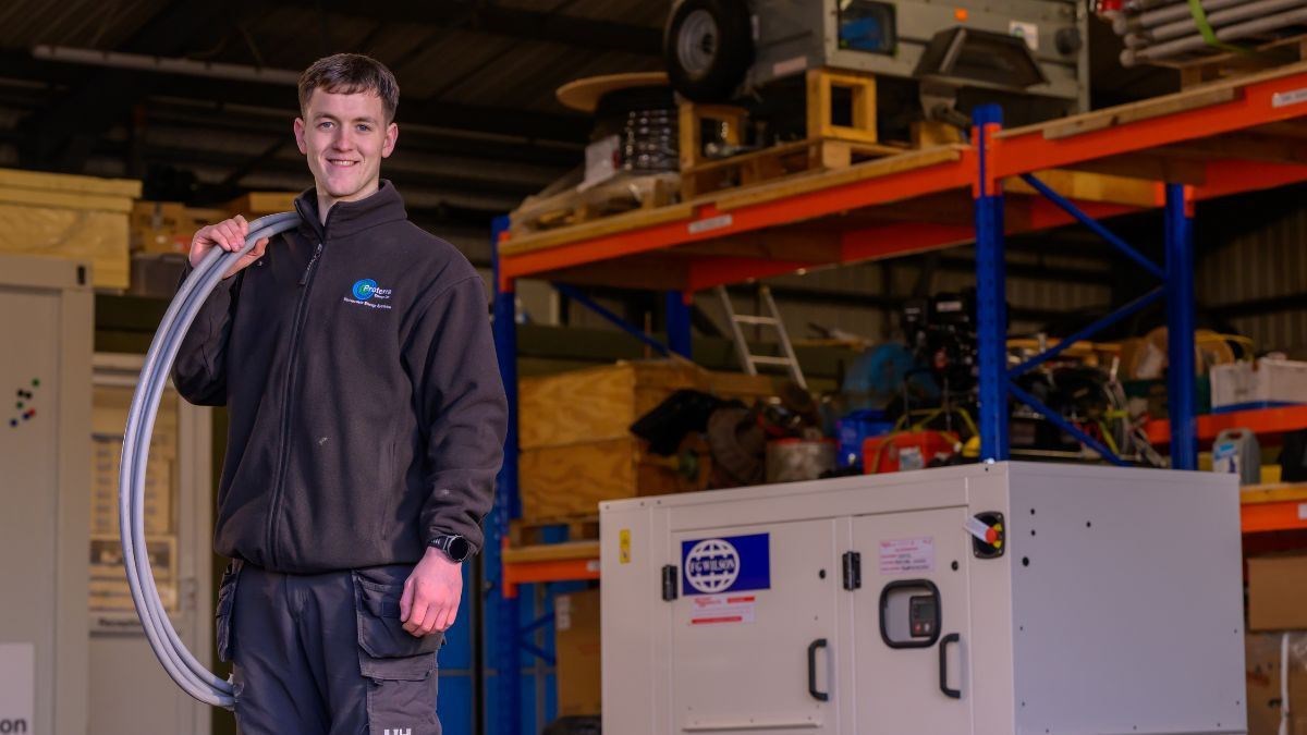 Alasdair Gillies from Muir of Ord is an Engineering Maintenance Modern Apprentice with Inverness-based Proterra Energy and was a finalist in the 2025 Scottish Apprenticeship Awards in the Supporting Net Zero Apprentice of the Year category.