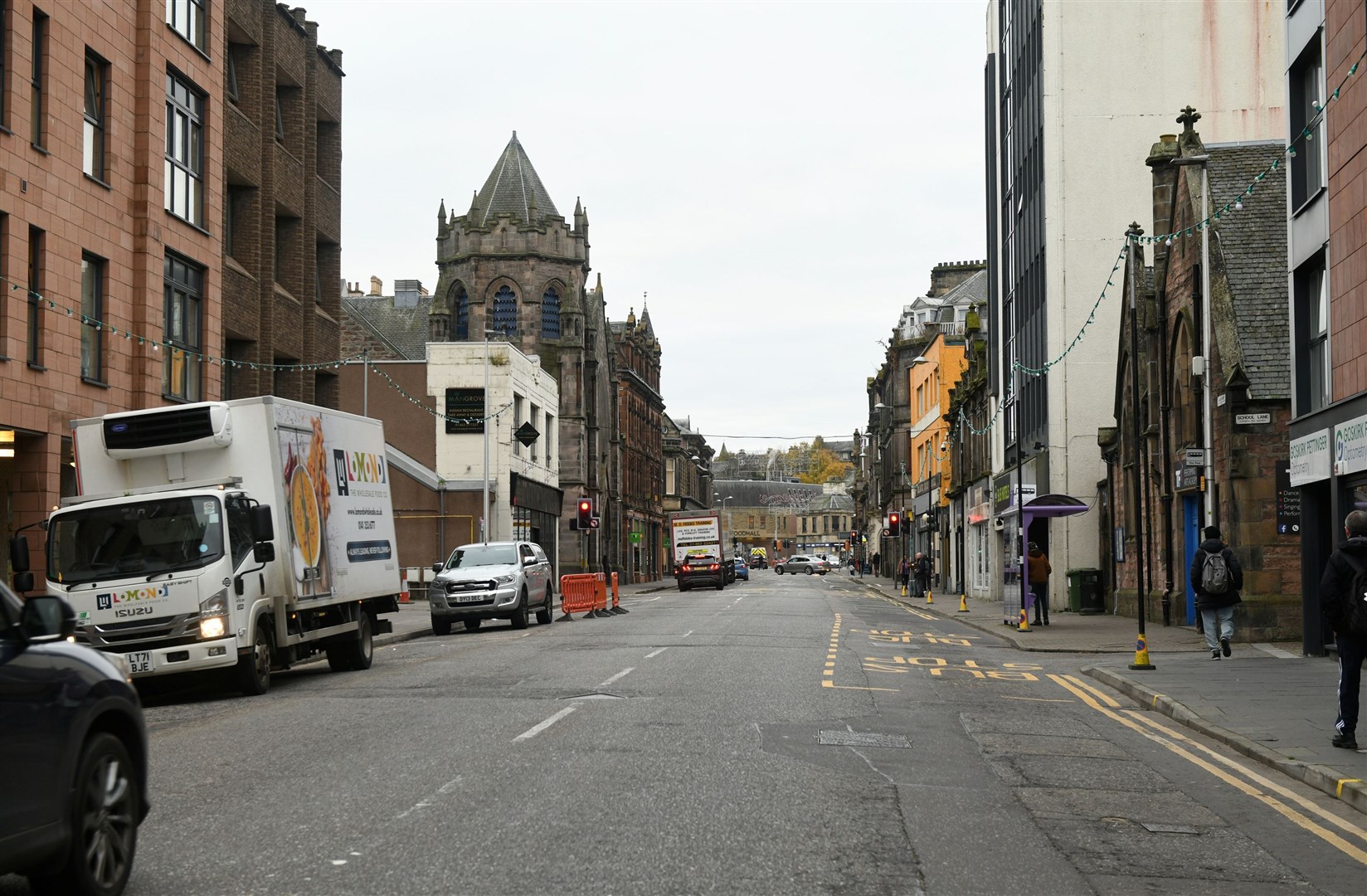 Work has started on Academy Street. Picture: James Mackenzie