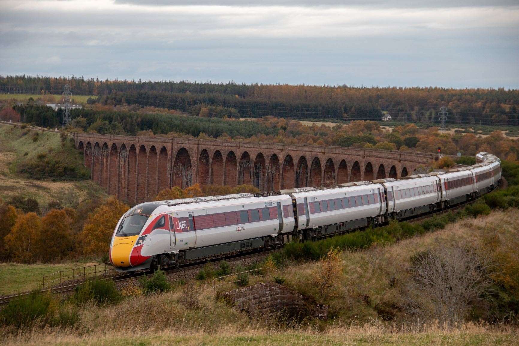 The new Azuma trains were recently introduced on the daily route between the Highlands and London.