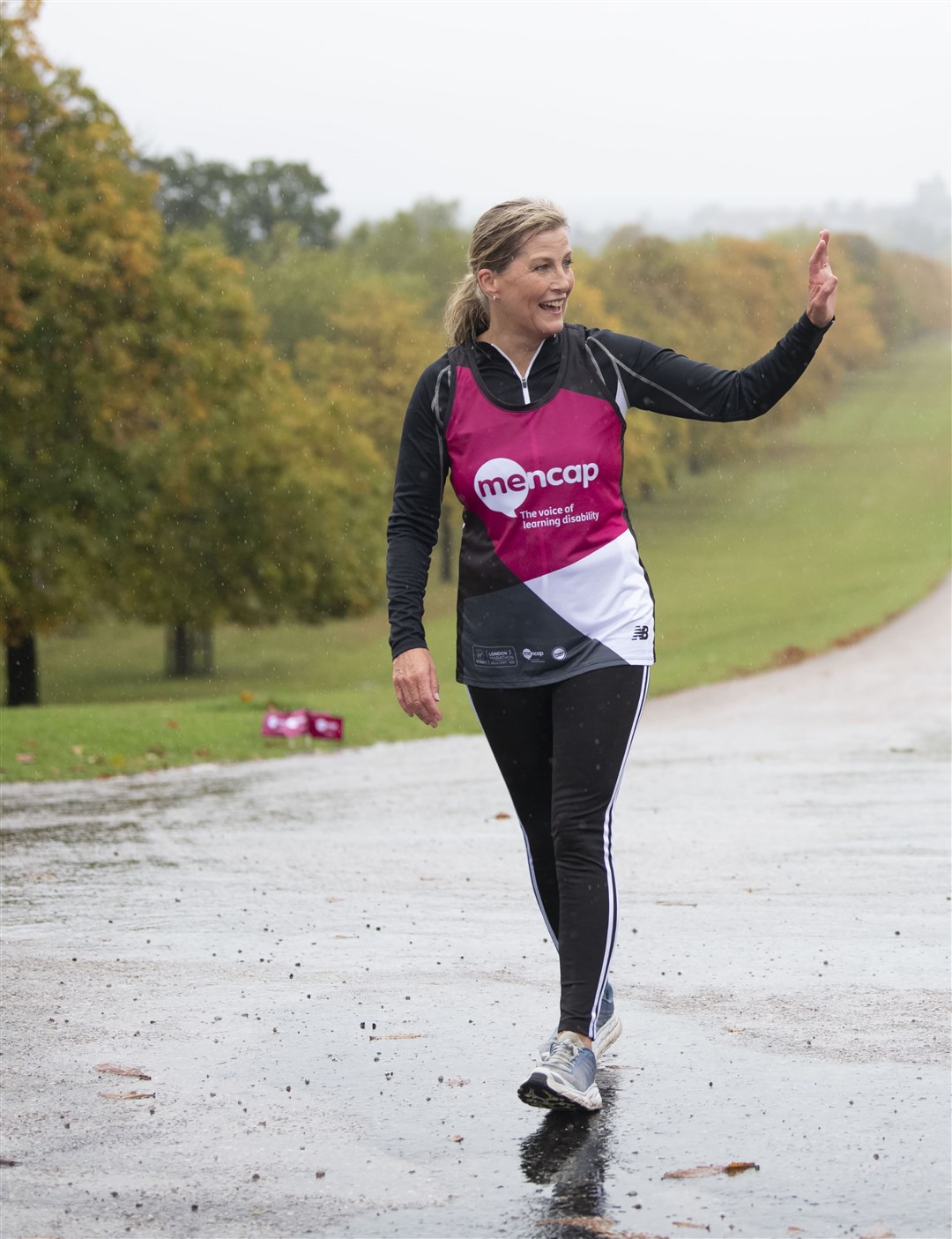 Sophie, who has been a patron of Mencap since 2004, said it was an ‘honour’ to take part, adding: ‘Tomas has shown what people with a learning disability can achieve with the right support. He is an inspiration.’ (David Rose/The Daily Telegraph/PA)