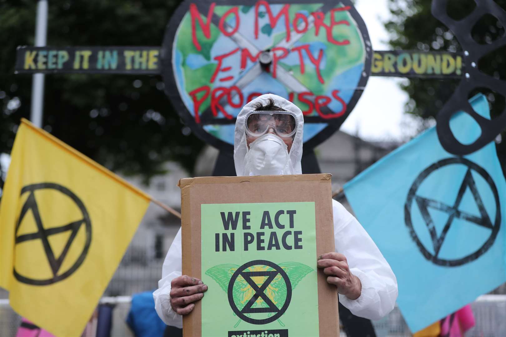 Extinction Rebellion has said it will be in Glasgow during the climate summit (Niall Carson/PA)