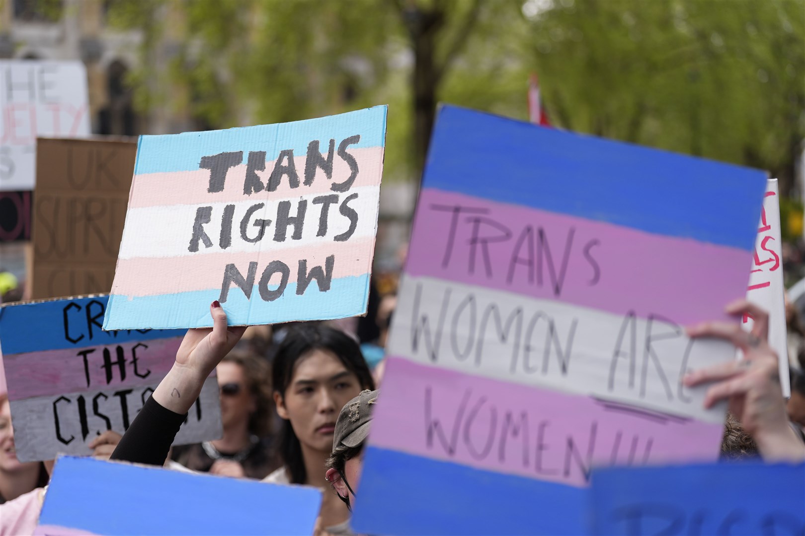 John Swinney said trans people are still protected by the law (Andrew Matthews/PA)