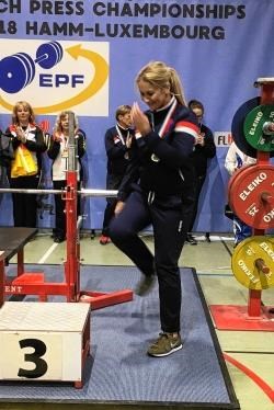 Melissa Wall, European Benchpress Championships, Benchpress