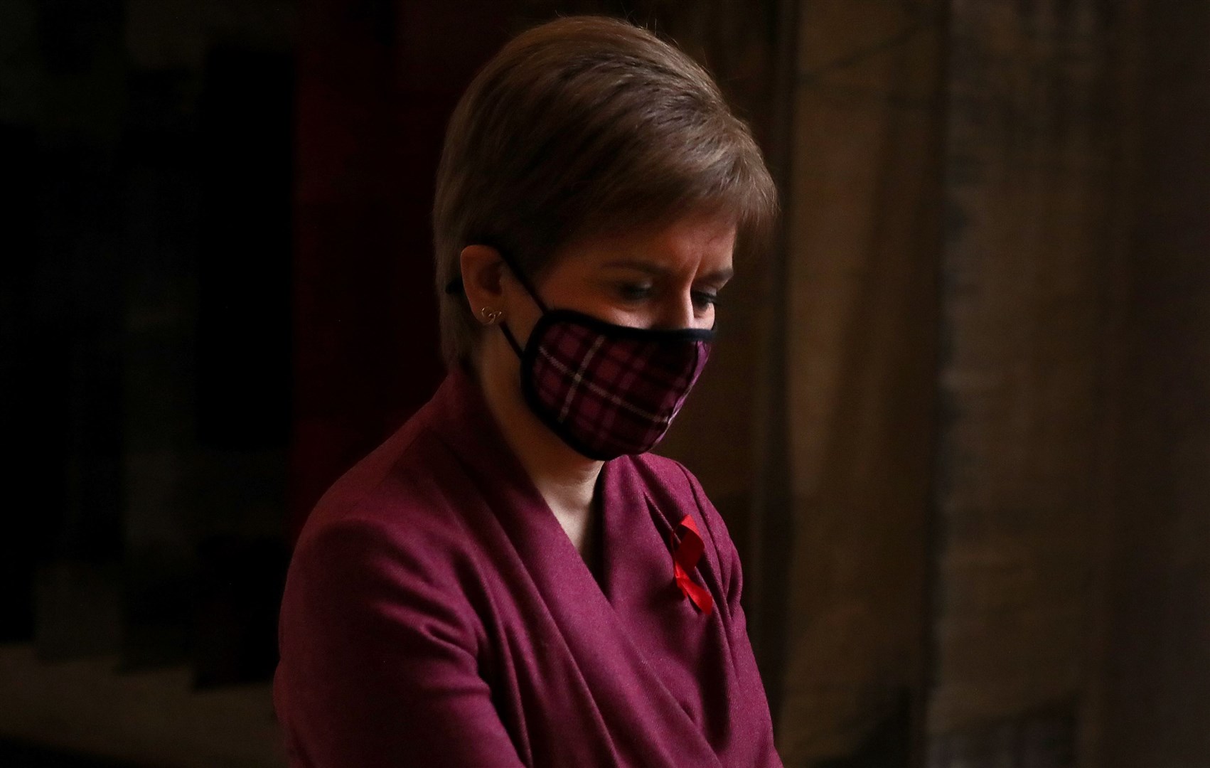 Nicola Sturgeon gave the Covid-19 update (Andrew Milligan/PA)