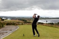 Luke Donald playing at the Scottish Open at Castle Stuart this year