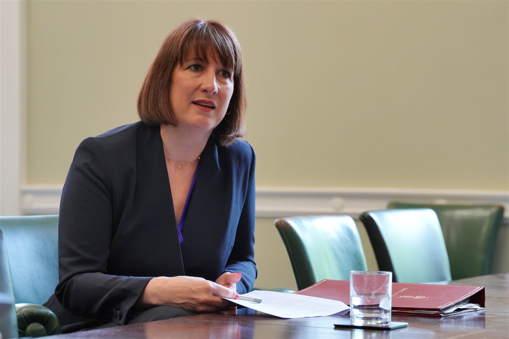 Chancellor Rachel Reeves said there are ‘no blank cheques’ to deal with pay demands from public sector unions (Jonathan Brady/PA)