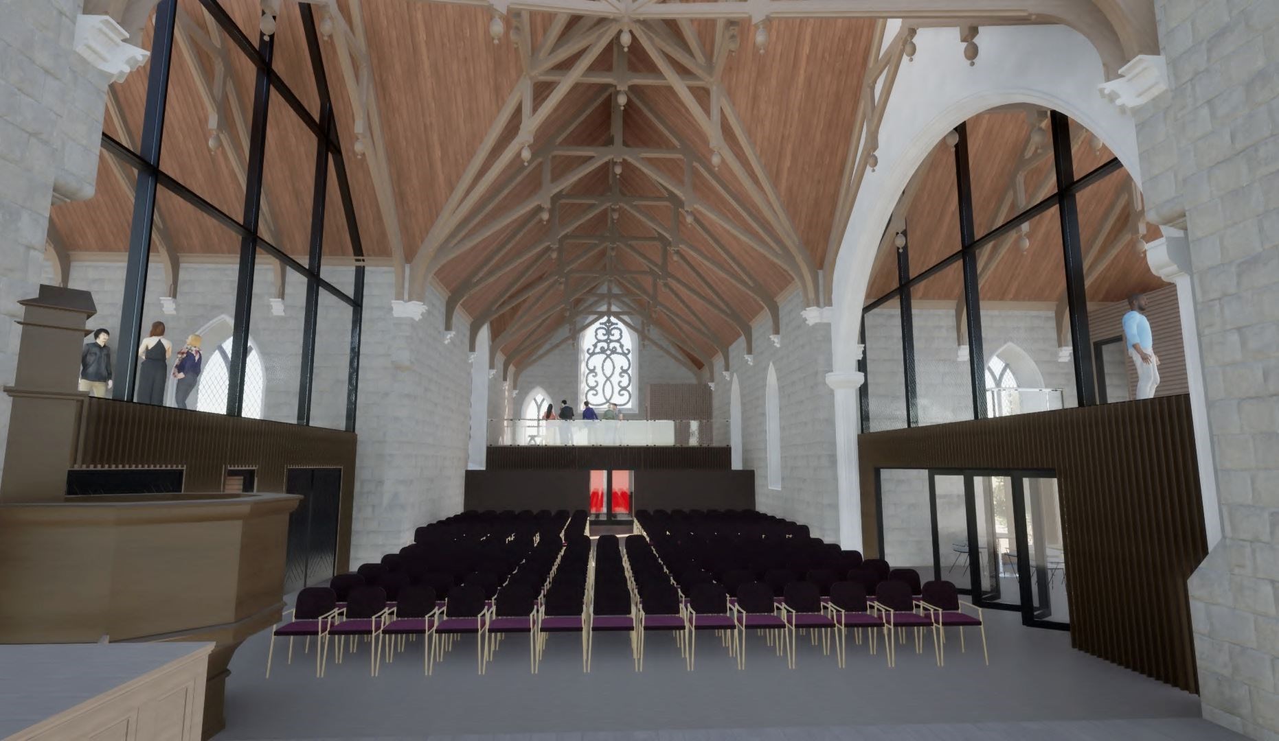 The pews will be removed to create a more flexible space but the church will remain very much a place of worship.