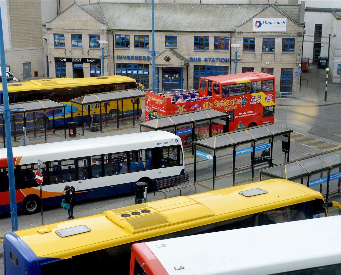 Farraline Park Bus Station, Inverness.