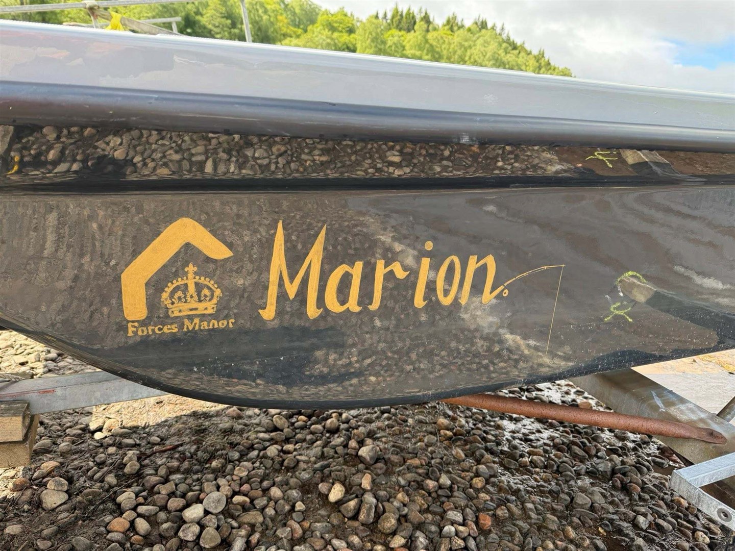 MARION: Named after much-loved Marion Ramage, a 'fierce' local angler and a life-saver for Tony Brown. He has never forgotten his debt to her.