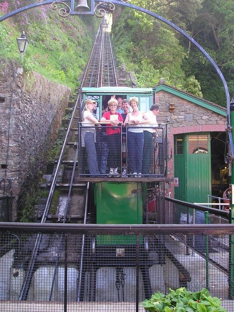 The Lynmouth-Linton funicular has been going strong for more than 130 years. Picture: From geograph.org.uk/John Sparshatt.