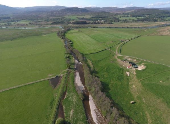 Plans have been lined up to realign 400 metres of the River Tromie. Picture: RSPB Scotland.