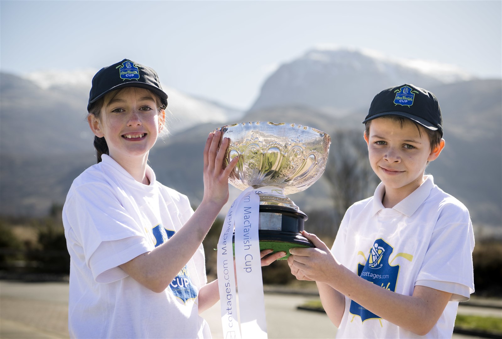 The draw for the next round of the MacTavish Cup was made earlier this afternoon at the Gaelic-medium primary school at Caol. Picture: Abrightside Photography.