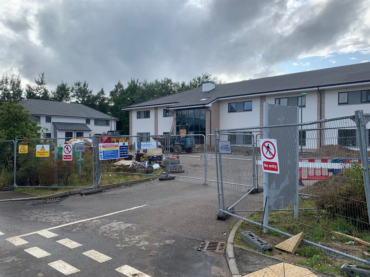 New homes being built in Aviemore.