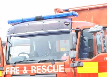 Fire unit in action