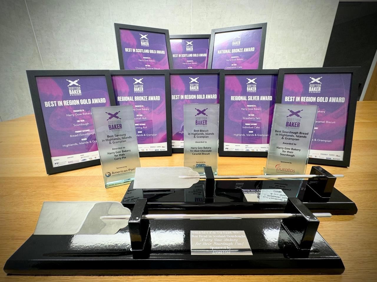 Harry Gow's Awards.