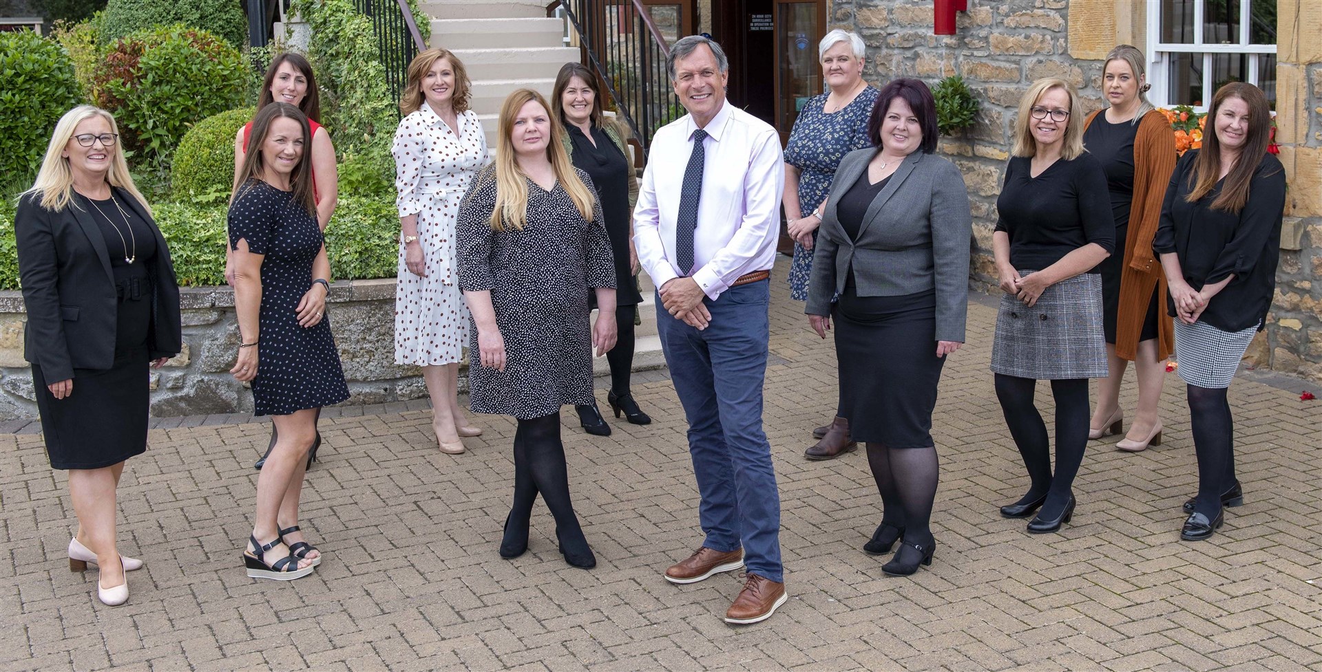 Parklands boss Ron Taylor and Grantown headquarters staff are hoping to rercuit more nurses with the cash incentive to join their award-winning company. Photo: Trevor Martin