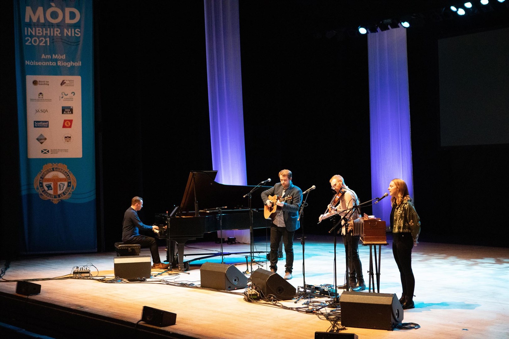 New Glasgow traditional music outfit, Staran, open The Royal National Mòd 2021 in Inverness with a live performance at Eden Court Theatre,