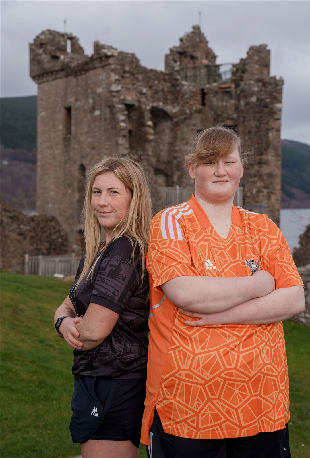 Clachnacuddin's Morven Macdonald and Buckie's Sophia Golebiewski face off ahead of their opening weekend clash.
