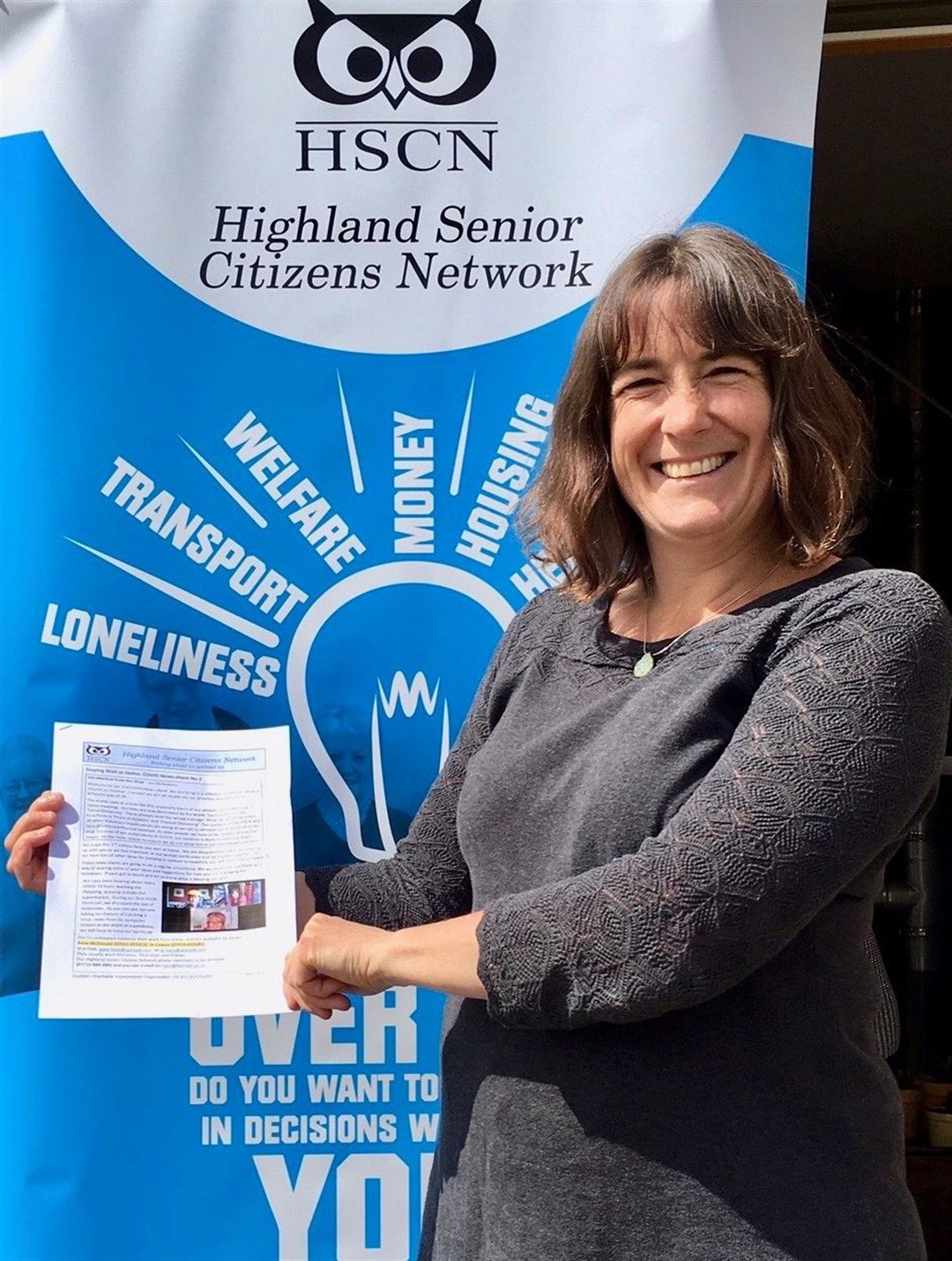Anne McDonald, a coordinator for the Highland Senior Citizens Network.