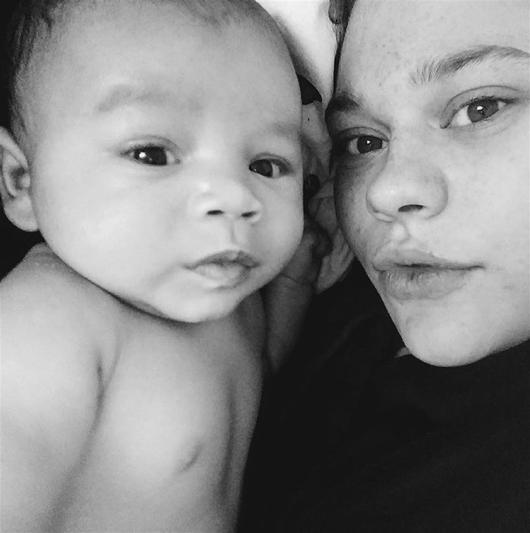 Emma Blood with her son Zakari (Family handout/PA)