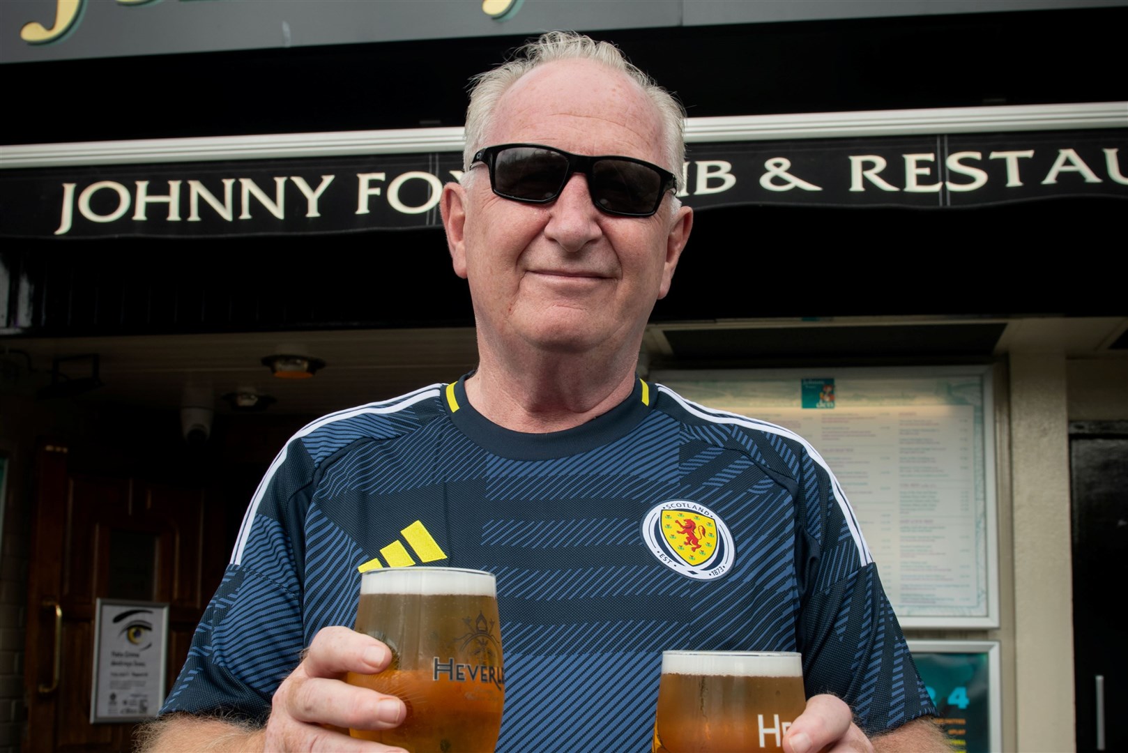 Don Lawson is a Tartan Army veteran who can't wait to be part of the party in Germany. Picture: Callum Mackay.