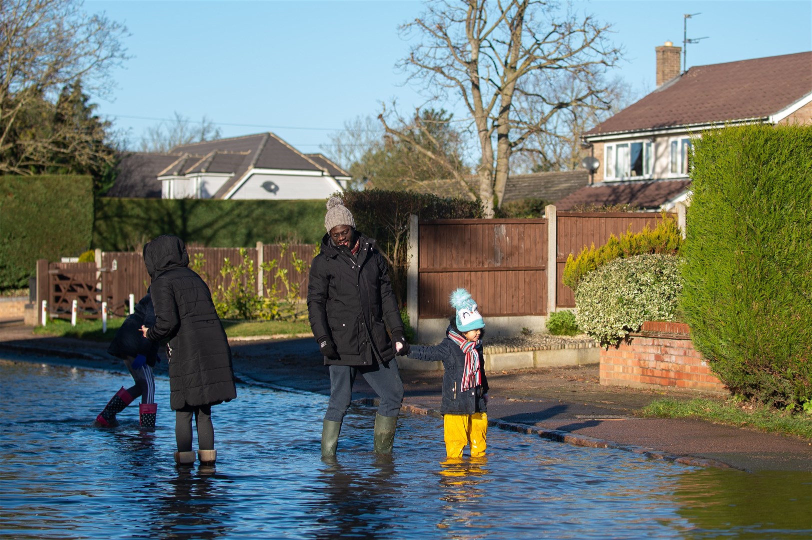 Residents living near the River Great Ouse in north Bedfordshire were “strongly urged” to seek alternative accommodation due to fears of flooding (Joe Giddens/PA)