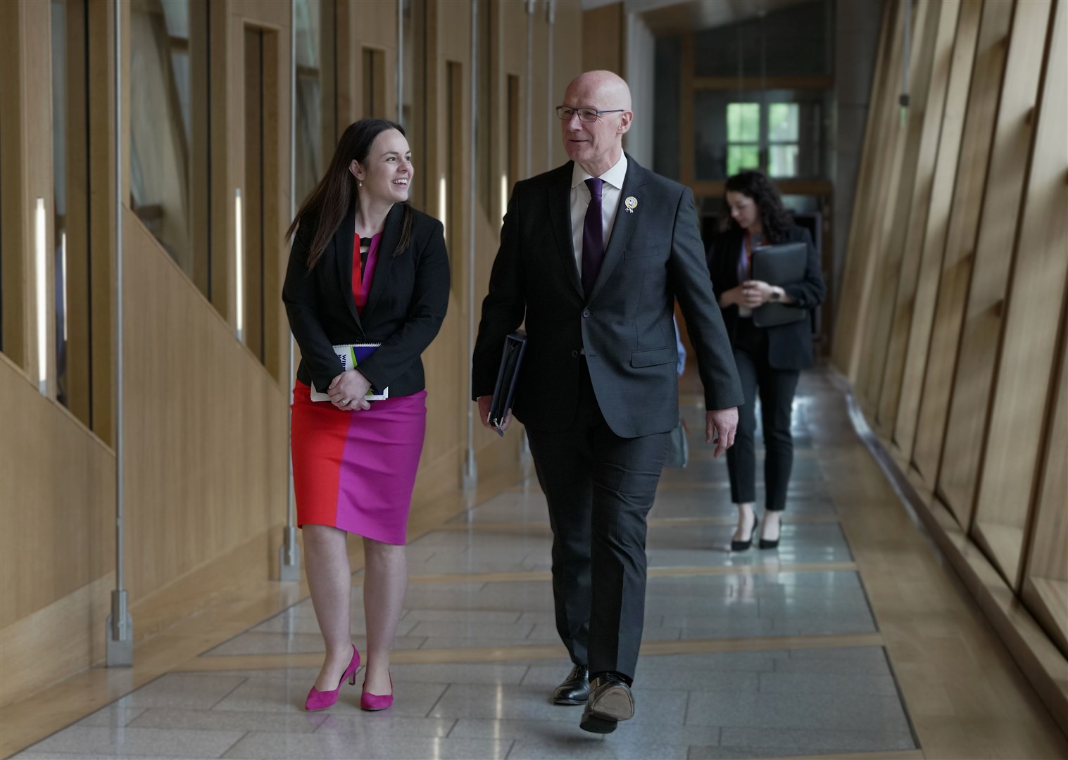New First Minister John Swinney with Kate Forbes, the Deputy First Minister. Picture: Scottish Government.