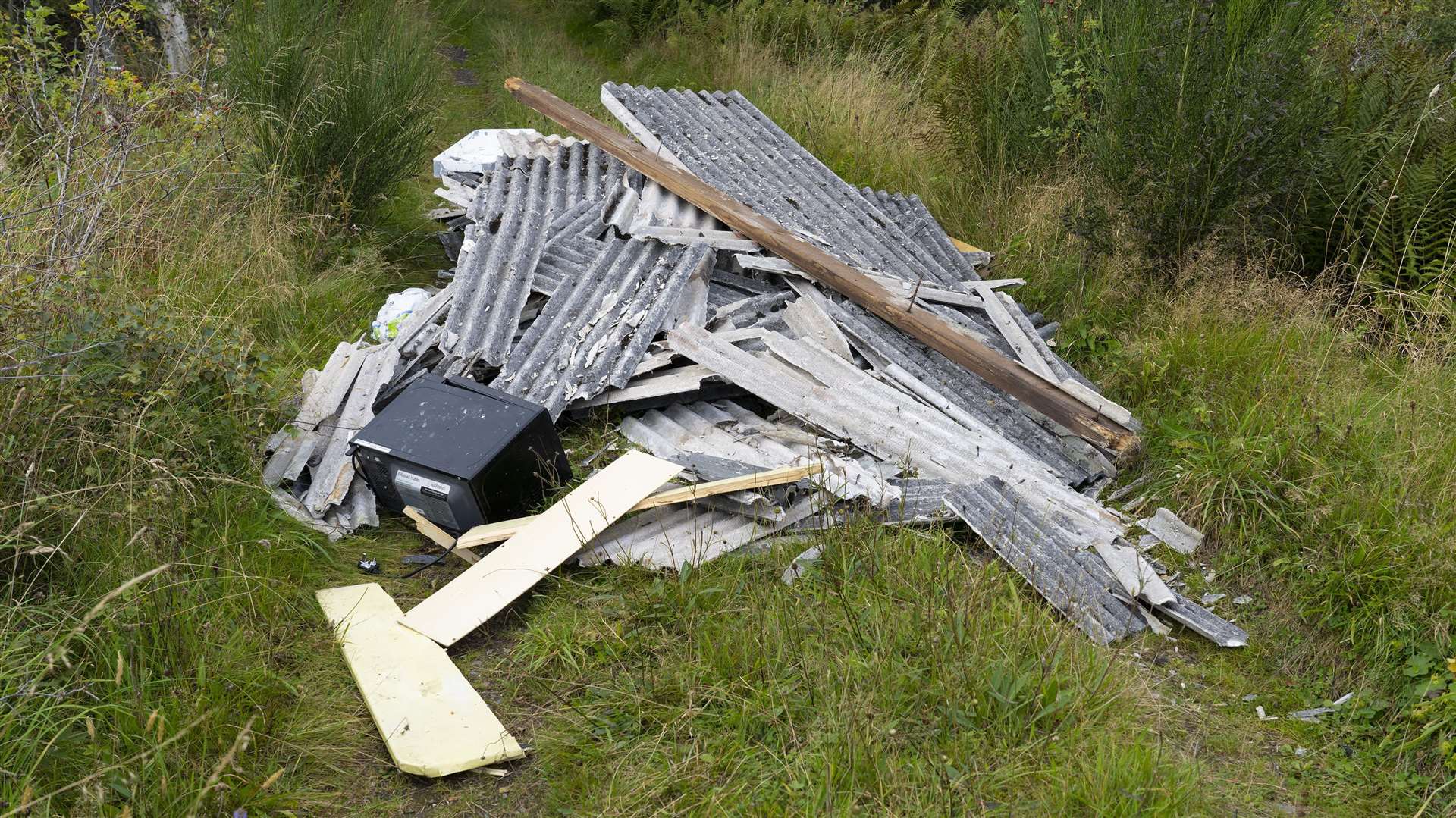 Dangerous asbestos has been dumped by Badenoch's Highland Wildlife Park