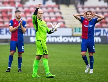 Caley Thistle boss John Robertson is confident that his defence will find a way to stop Queen of the South’s prolific striker Stephen Dobbie at the Caledonian Stadium tomorrow. Picture: Ken Macpherson