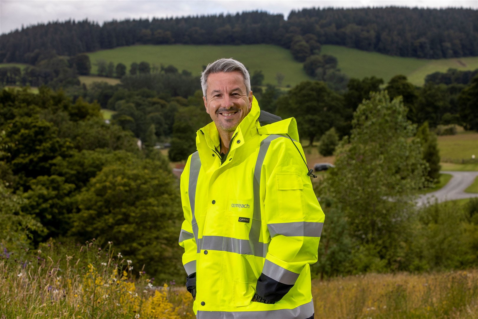 Robert Thorburn, Openreach Scotland Partnership director, sponsor of the emergency services/armed forces hero award.