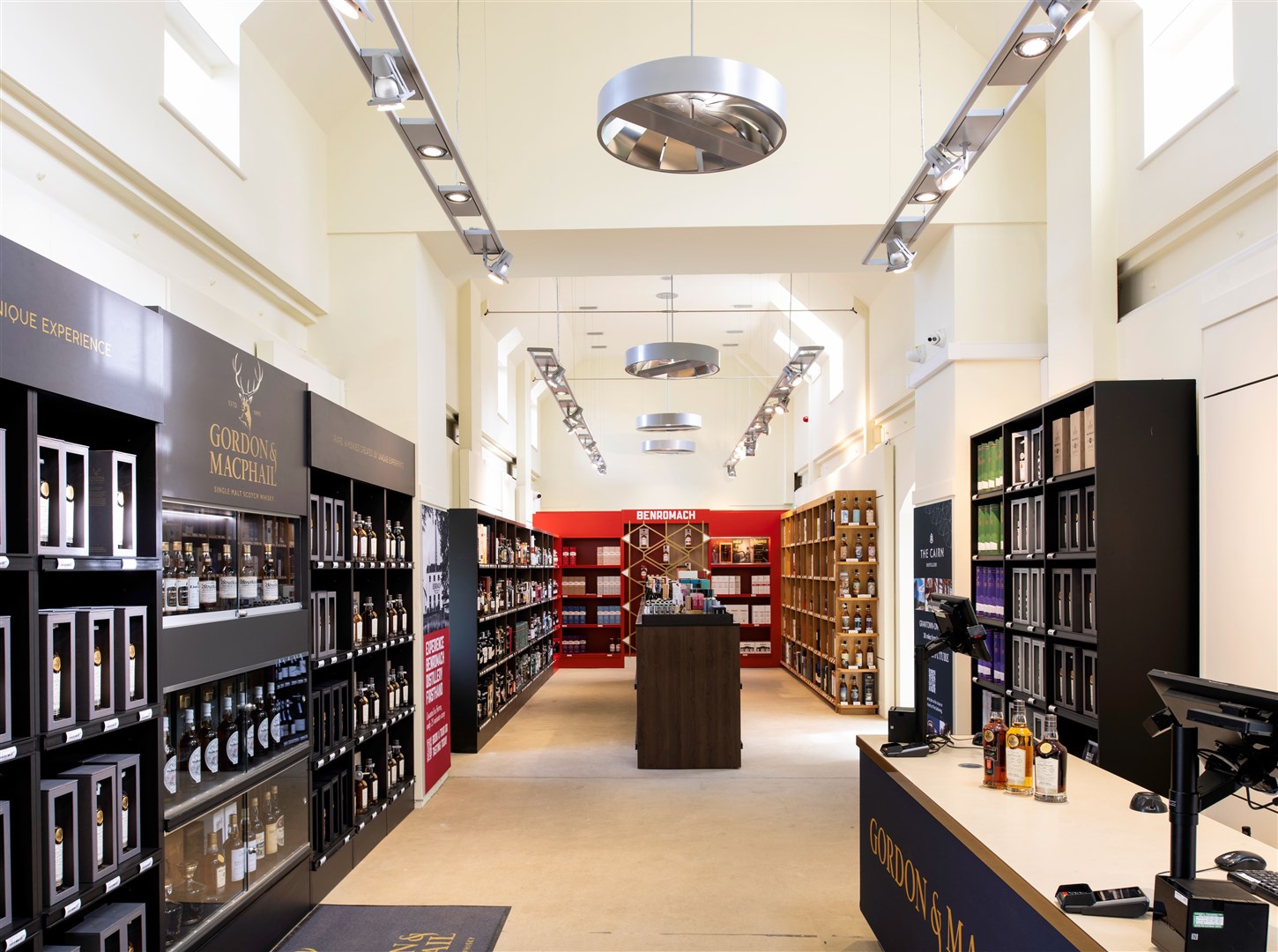 Inside the temporary store