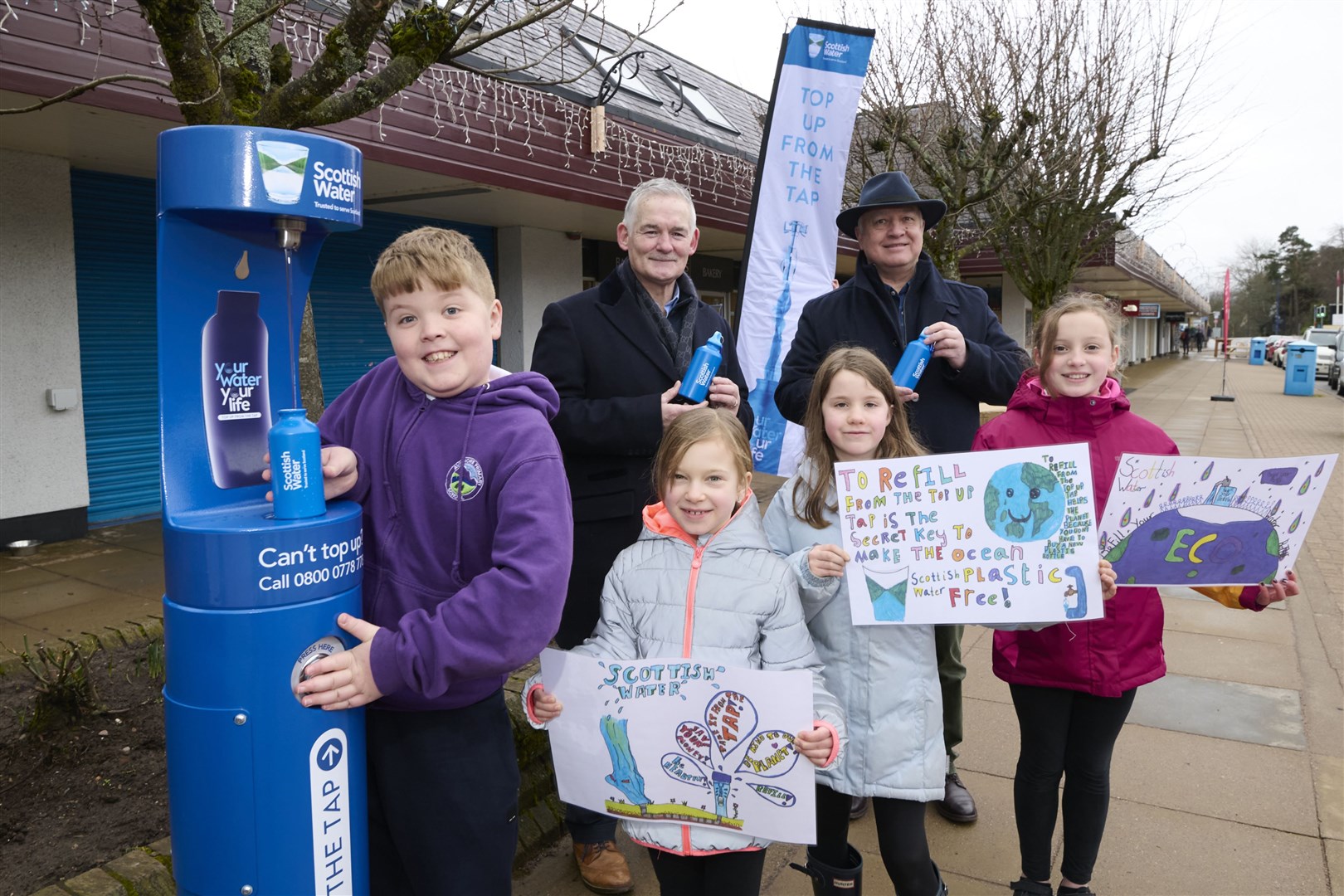 Scottish Water's new tap in Aviemore.